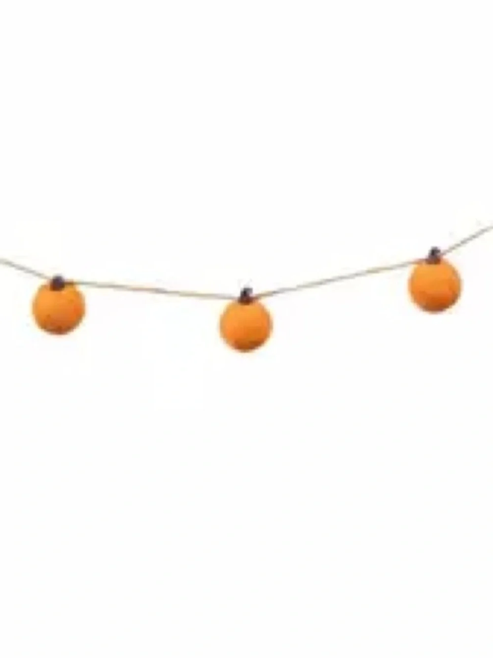 Mini Knitted Pumpkin Garland